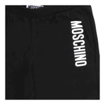 Moschino Bermuda Tinta Unita con Logo per Bambino MUQ01L NERO MOSCHINO 