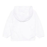 Moschino Giubbino Tinta Unita con Zip E Cappuccio per Neonato MUS02W BIANCO MOSCHINO 