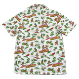 Moschino Camicia Mezza Manica Tinta Unita con Stampe per Bambino MUX01X BIANCO MOSCHINO 