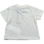 Moschino T-Shirt Girocollo Tinta Unita con Logo per Neonato MYM047 BIANCO MOSCHINO 