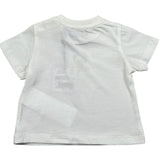 Moschino T-Shirt Girocollo Tinta Unita con Logo per Neonato MYM047 BIANCO MOSCHINO 