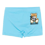 Moschino Costume Tinta Unita con Logo per Neonato MZL006 AZZURRO MOSCHINO 