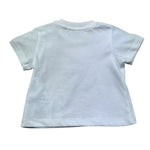 Moschino T-Shirt Girocollo Tinta Unita con Stampa per Neonata MZM047 BIANCO MOSCHINO 