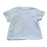 Moschino T-Shirt Girocollo Tinta Unita con Stampa per Neonata MZM047 BIANCO MOSCHINO 