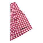 Moschino Short Fantasia Quadretti per Bambina SHTMO BIANCO/ROSA MOSCHINO 