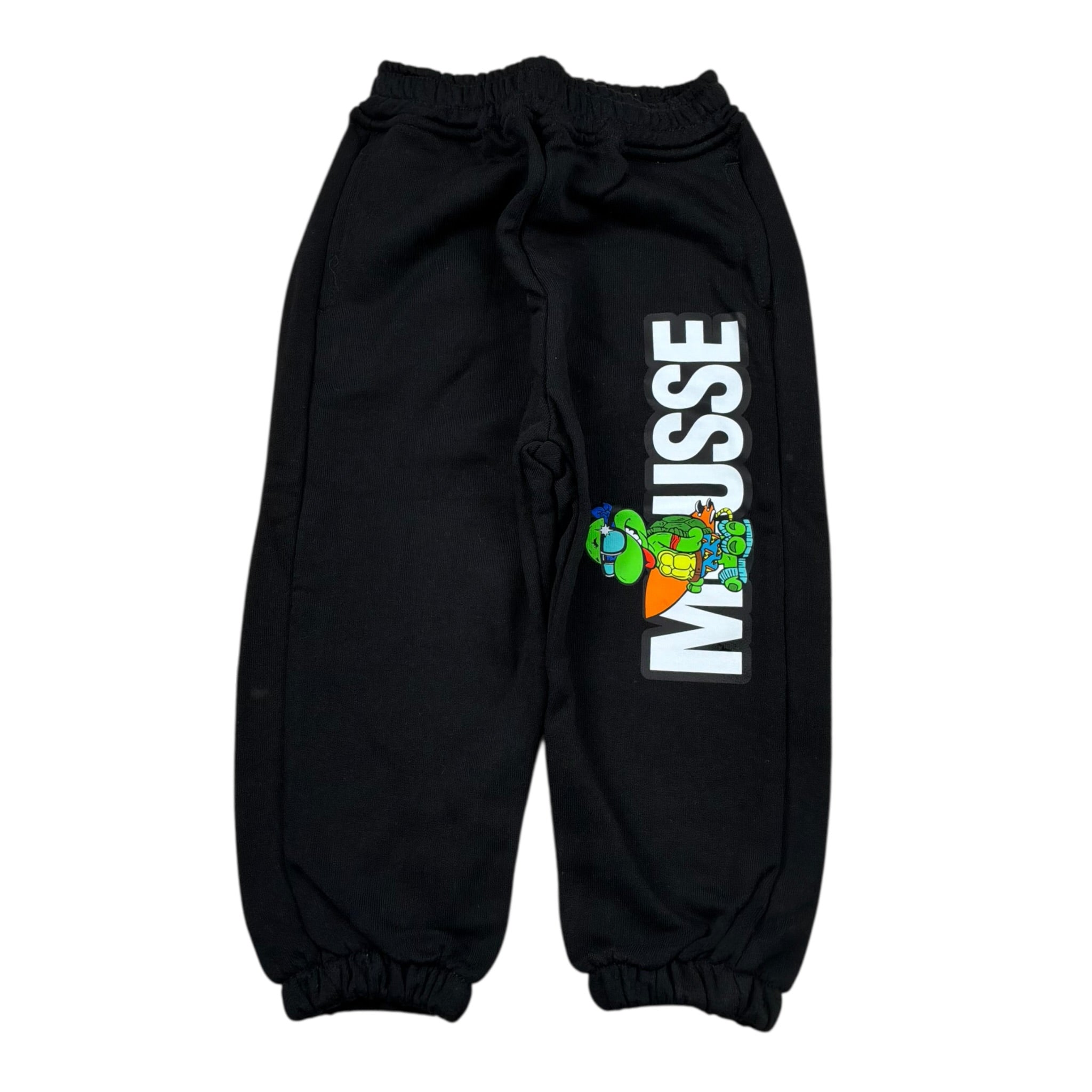 Mousse Pantalone Tinta Unita Modello Tuta per Neonato NINJASURFPAN NERO MOUSSE 