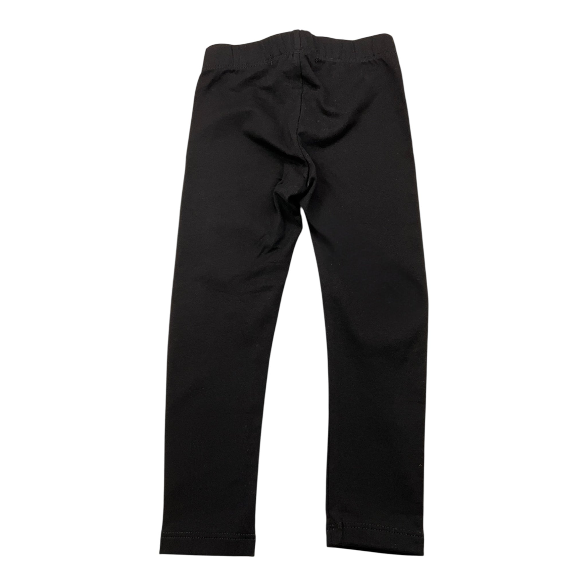 Mousse Leggins Tinta Unita con Stampa per Bambina SKL375B NERO MOUSSE 