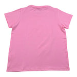 Mousse T-Shirt Girocollo Tinta Unita con Stampa per Bambina UNILEOOOO ROSA MOUSSE 