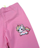 Mousse Leggins Tinta Unita con Stampa per Neonata UNILEOPINKLN ROSA MOUSSE 