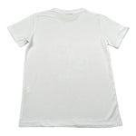 Mousse T-Shirt Girocollo Tinta Unita con Stampa per Bambina UNILEOTT BIANCO MOUSSE 