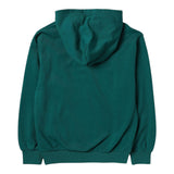 Msgm Felpa Chiusa con Cappuccio Tinta Unita con Logo per Bambino J01115X VERDE MSGM 