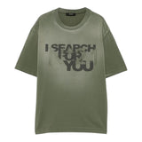 N°21 T-Shirt Tinta Unita Girocollo con Stampa per Bambino N2103J VERDE N°21 