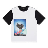 N°21 T-Shirt Girocollo Bicolore con Stampa per Bambino N2103K BIANCO/NERO N°21 