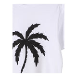 N°21 T-Shirt Tinta Unita Girocollo con Stampa per Bambino N2104G BIANCO N°21 