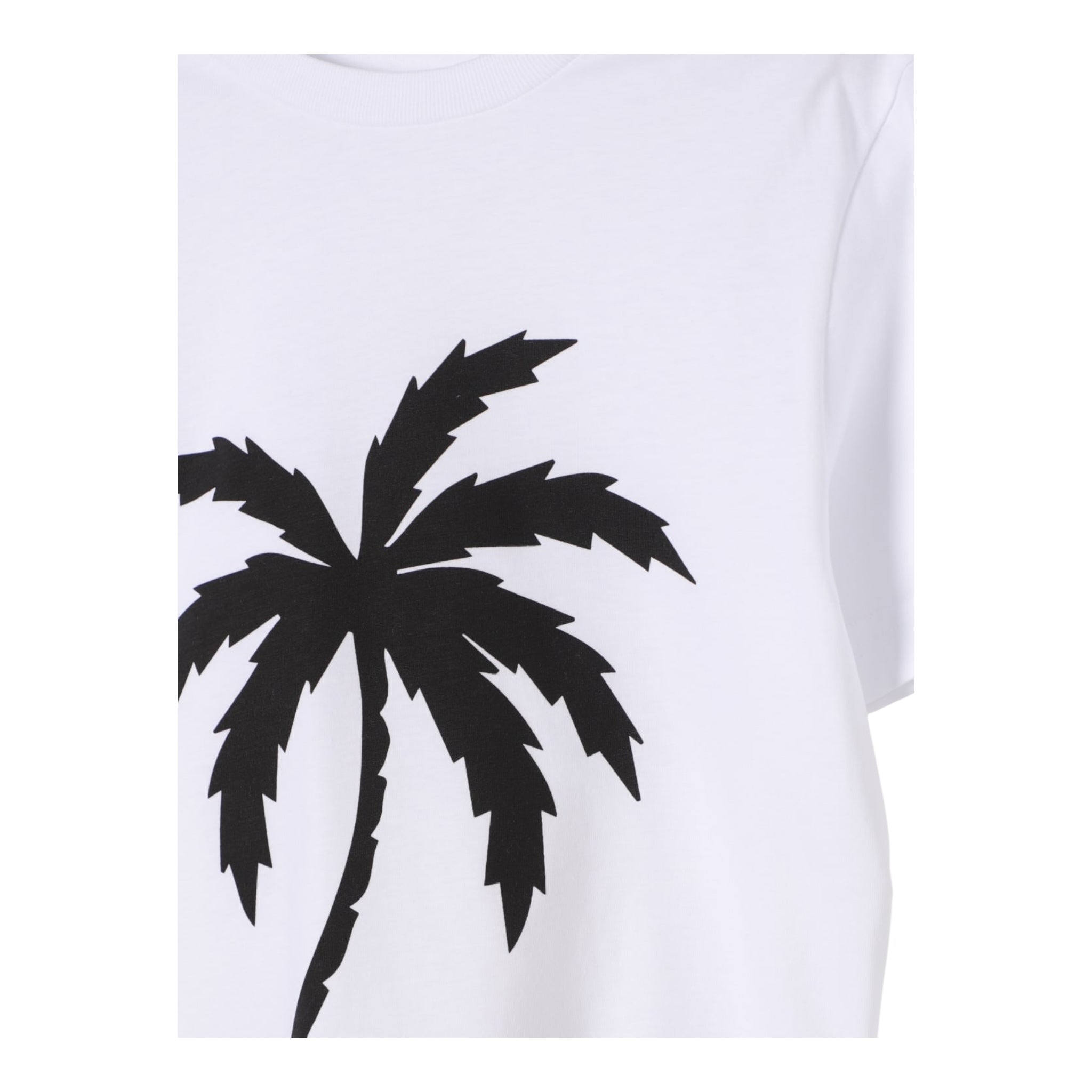 N°21 T-Shirt Tinta Unita Girocollo con Stampa per Bambino N2104G BIANCO N°21 