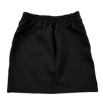 Naice Gonna Tinta Unita con Spilla per Bambina 24162 NERO NAICE 