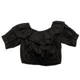 Naida Camicia Mezza Manica Tinta Unita per Bambina NACA152 NERO NAIDA 