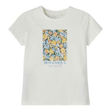 Name It T-Shirt tinta unita con Stampa Bianco per Bambina 13201193 BIANCO NAME IT 