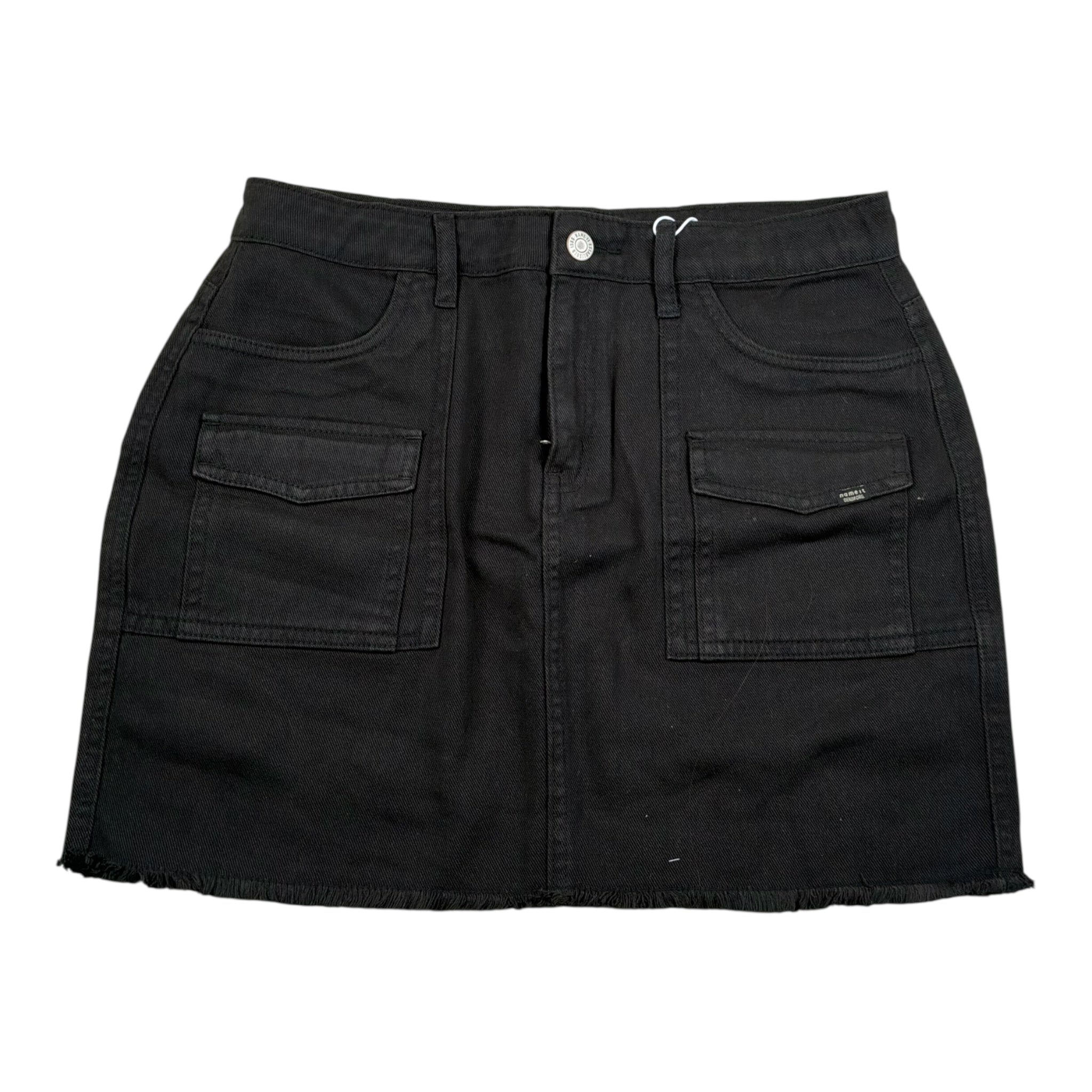 Name It Gonna In Denim tinta unita Nero per Bambina 13237105 NERO NAME IT 
