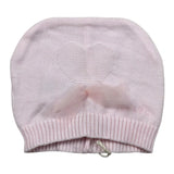 Nanan Cappello Tinta Unita con Ricami per Neonata E24400MDR ROSA NANAN 