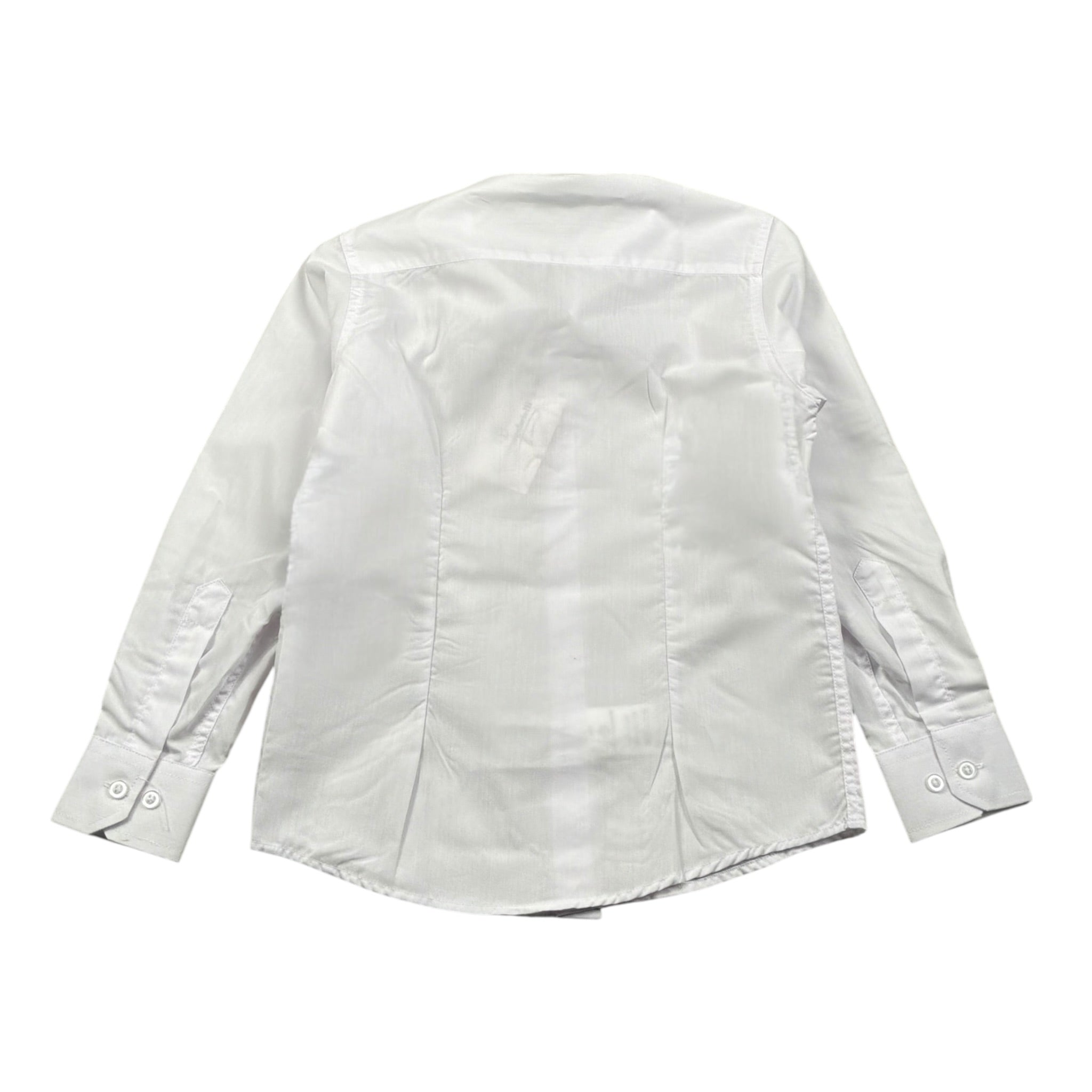 Nazareno Gabrielli Camicia Tinta Unita Manica Lunga per Bambino NGP16B BIANCO NAZARENO GABRIELLI 