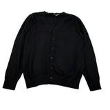 Never Too Cardigan tinta unita con Bottoni Nero per Bambino GIACCHINI NERO NEVER TOO 