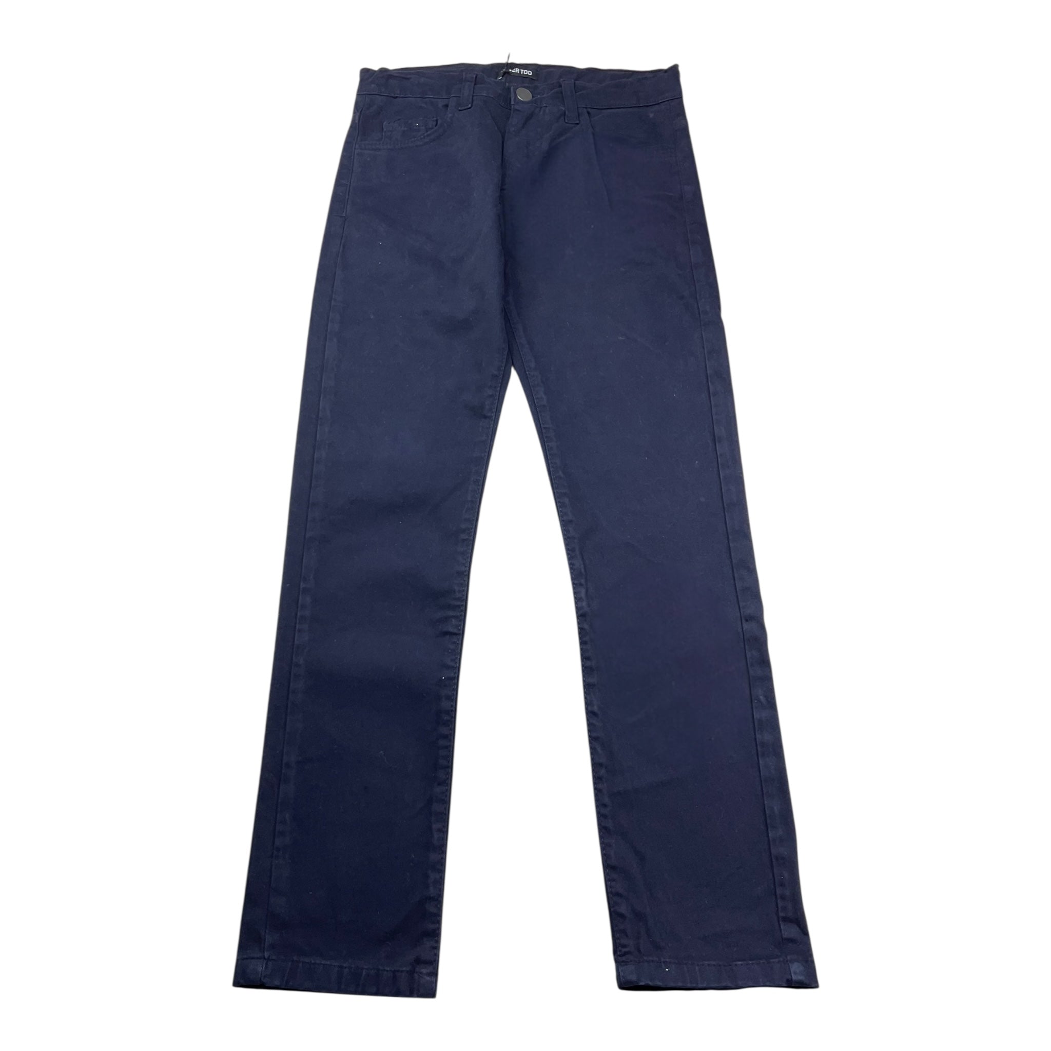 Never Too Pantalone Tinta Unita con Girovita Regolabile per Bambino NT1500R BLU NEVER TOO 
