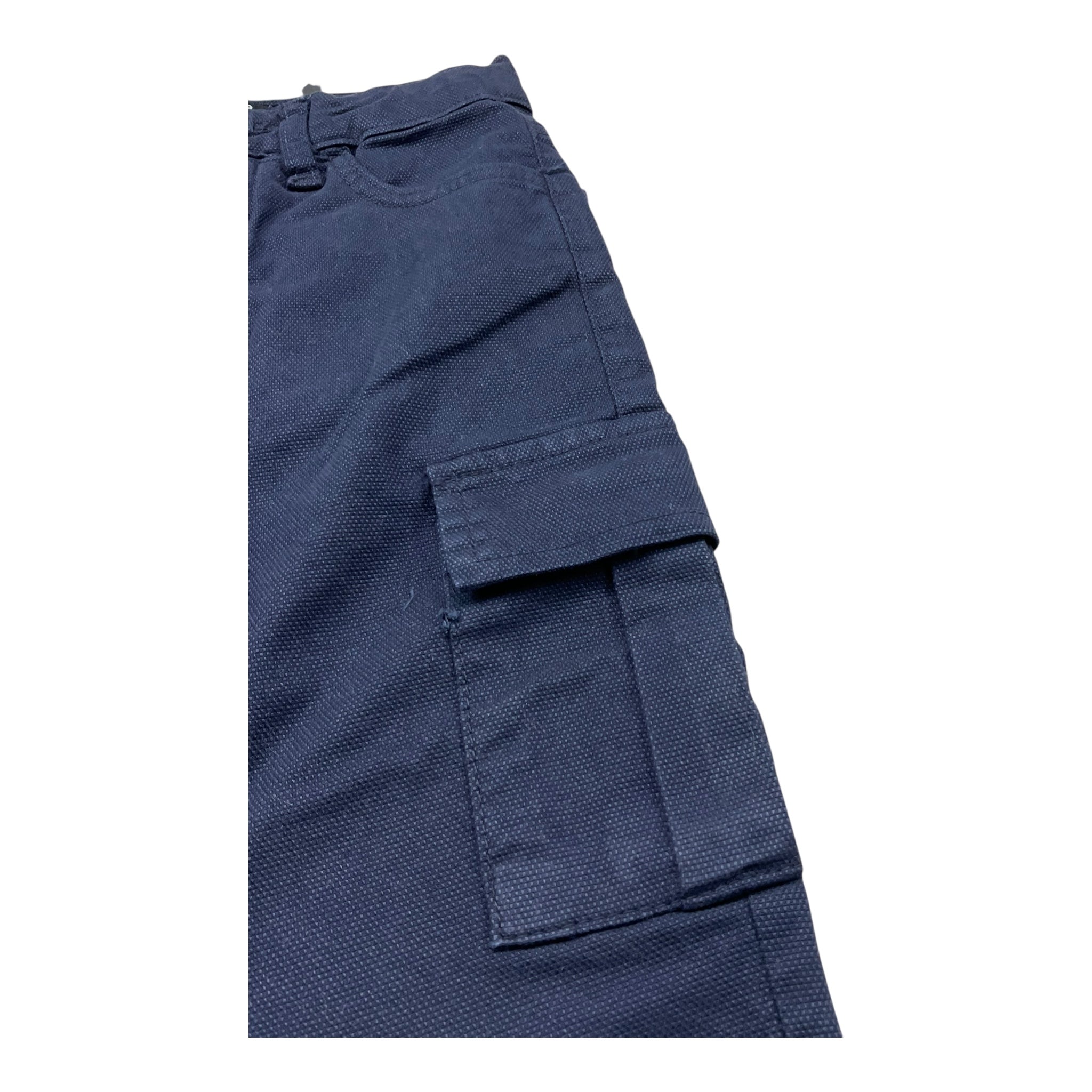 Never Too Pantalone Tinta Unita con Tasconi per Bambino NT1855B BLU NEVER TOO 