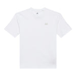 New Balance T-Shirt Girocollo Tinta Unita con Logo per Bambino LAKB0001 BIANCO NEW BALANCE 