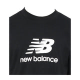 New Balance T-Shirt Girocollo Tinta Unita con Stampa Logo per Bambino LAKB0009 NERO NEW BALANCE 