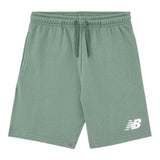 New Balance Bermuda Felpa Tinta Unita con Logo per Bambino LAKB0013 VERDE NEW BALANCE 