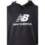 New Balance Felpa Chiusa con Cappuccio Tinta Unita con Logo per Bambino LAKB0062 NERO NEW BALANCE 