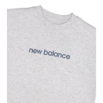 New Balance T-Shirt Girocollo Tinta Unita con Logo per Bambino LAKB0174 GRIGIO NEW BALANCE 