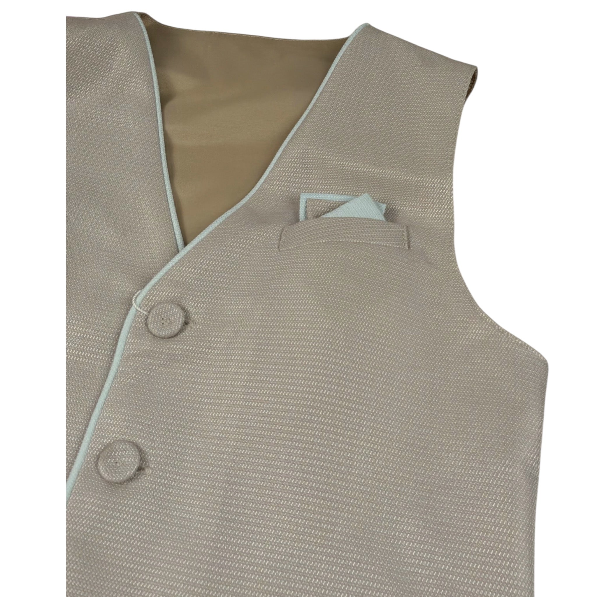 New Gereration Completo 2 Pezzi Gilet-Pantalone Beige per Neonato 41953N BEIGE NEW GERERATION 