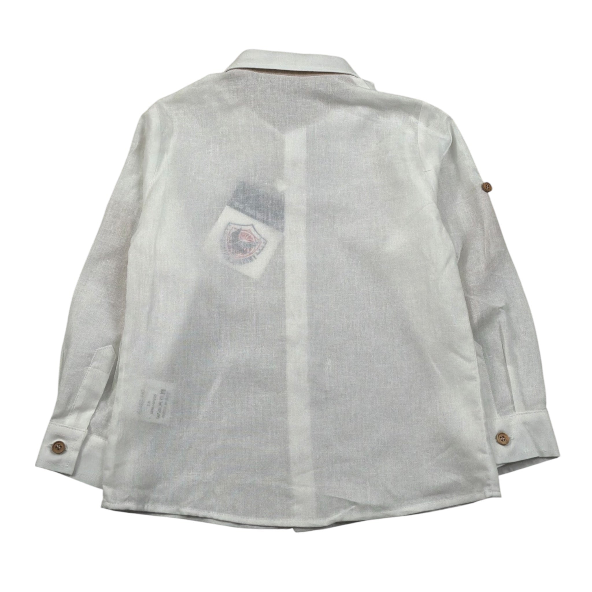 New Gereration Camicia Manica Lunga tinta unita Panna per Bambino 51193 PANNA NEW GERERATION 