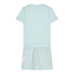 Nike Completo 2 Pezzi T-Shirt-Bermuda Tinta Unita per Neonato 86L596NX AZZURRO NIKE 