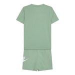 Nike Completo 2 Pezzi T-Shirt-Bermuda Tinta Unita per Bambino 86L596X VERDE NIKE 