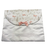 Ninnaoh Sacca Premom Tinta Unita con Fiocco per Neonata E21SAC2 BIANCO NINNAOH 