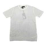 Numbers T-Shirt Girocollo In Filo Tinta Unita per Bambino FIL07 BIANCO NUMBERS 