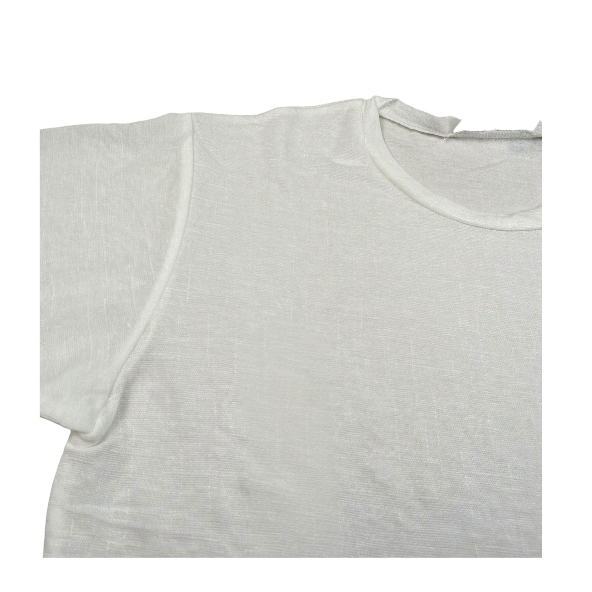 Numbers T-Shirt Girocollo Tinta Unit per Bambino NU03 BIANCO NUMBERS 