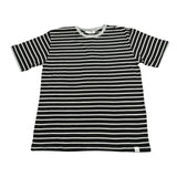 Paolo Pecora T-Shirt Girocollo tinta unita con Stampa A Righe Nero per Bambino P2668 NERO PAOLO PECORA 