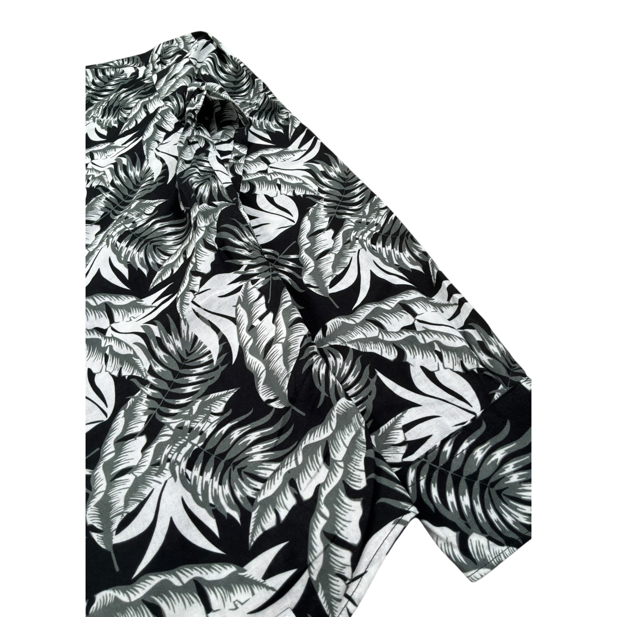 Paolo Pecora Camicia tinta unita con Fantasia Nero per Bambino PP3701 NERO PAOLO PECORA 