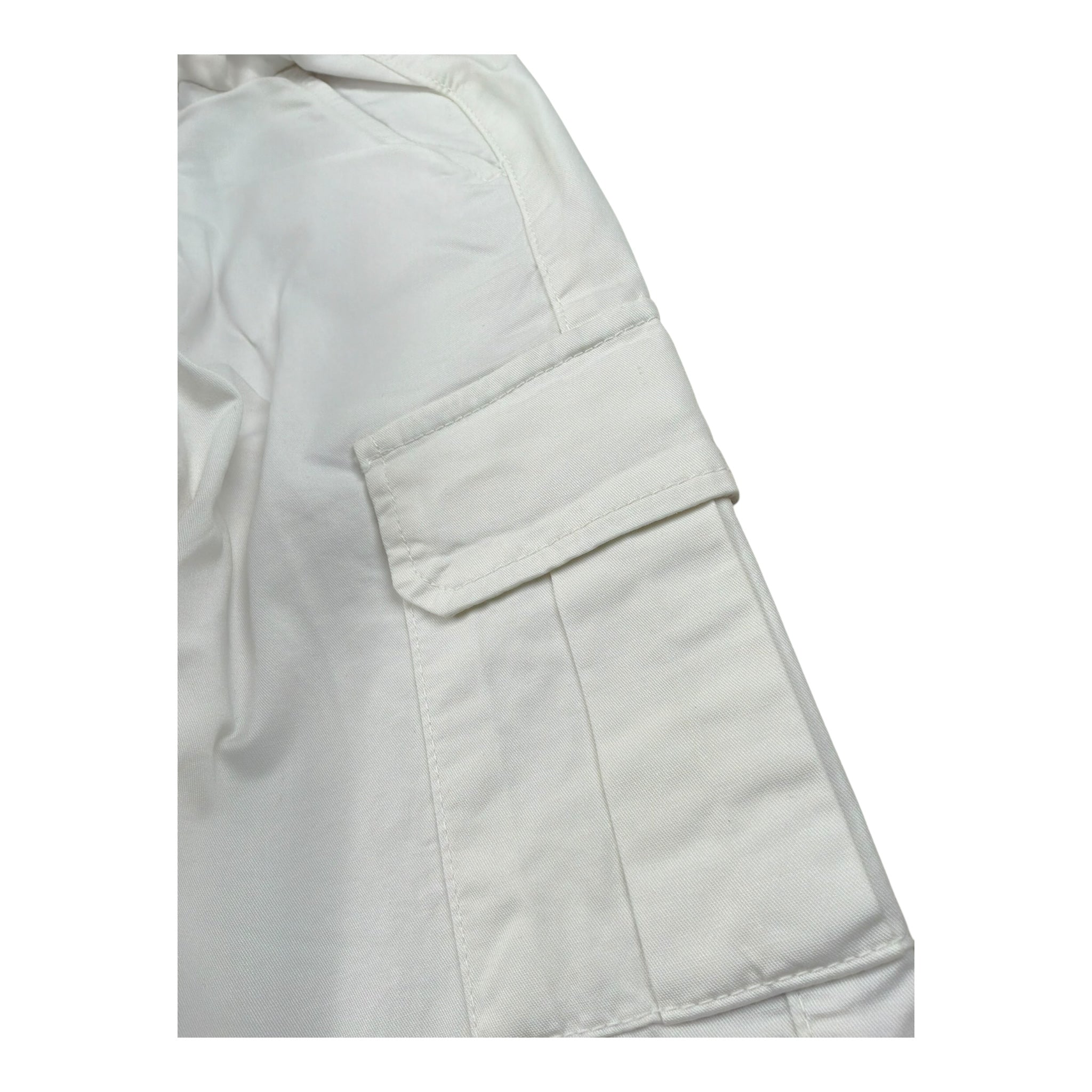 Paolo Pecora Pantalone Tinta Unita con Elastico In Vita per Neonato PP3996XX BIANCO PAOLO PECORA 
