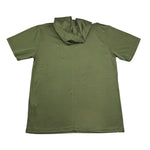 Paolo Pecora T-Shirt Tinta Unita con Cappuccio per Bambino PP4063 VERDE PAOLO PECORA 
