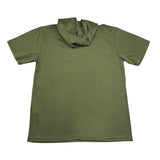 Paolo Pecora T-Shirt Tinta Unita con Cappuccio per Bambino PP4063 VERDE PAOLO PECORA 