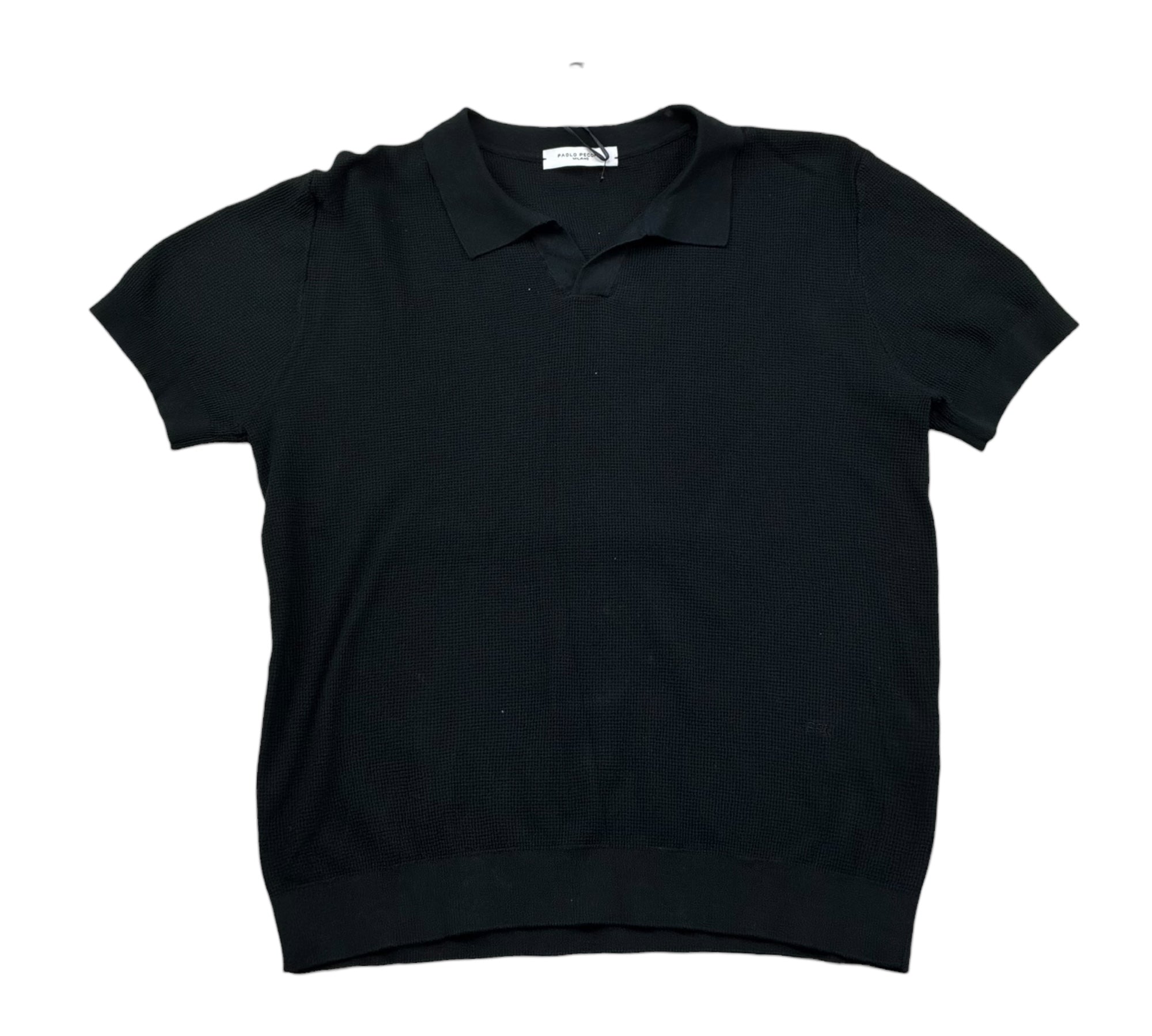 Paolo Pecora Polo Mezza Manica Tinta Unita per Bambino PP4178 NERO PAOLO PECORA 