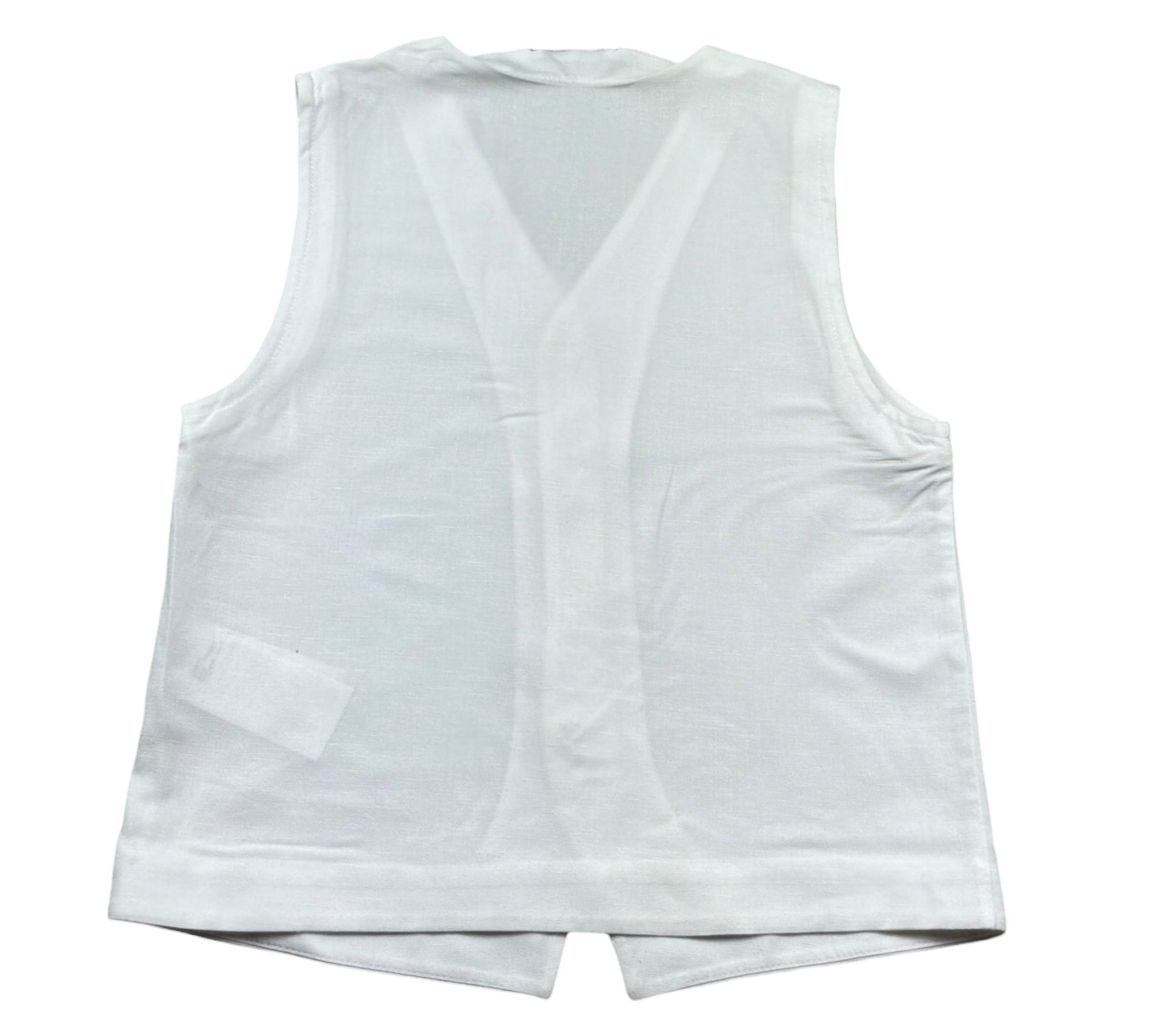 Paolo Pecora Gilet Tinta Unita per Bambino PP4189 BIANCO PAOLO PECORA 