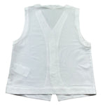 Paolo Pecora Gilet Tinta Unita per Bambino PP4189 BIANCO PAOLO PECORA 