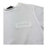 Paolo Pecora T-Shirt Girocollo Tinta Unita con Taschino per Bambino PP4213 BIANCO PAOLO PECORA 