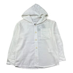 Paolo Pecora Camicia Manica Lunga Tinta Unita con Cappuccio per Bambino PP4216 BIANCO PAOLO PECORA 